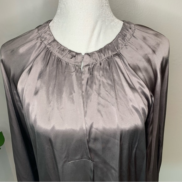 NWT Zara Voluminous Satin Effect Blouse Size S - Picture 7 of 10